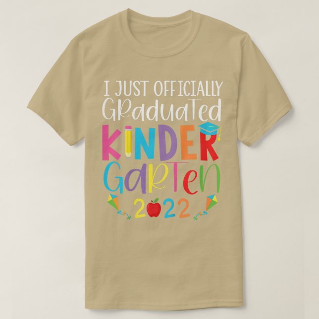 Barn som officiellt har genomgått Kindergarten 202 T Shirt (Design framsida)