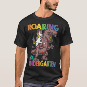 Barn som reser in i Kindergarten Boys Girls tillba T Shirt