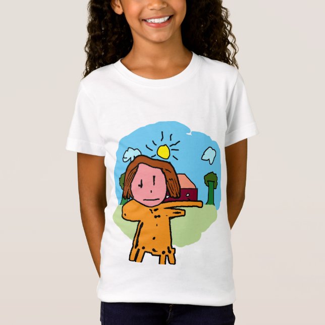 Barn som ritar tee shirt (Framsida)