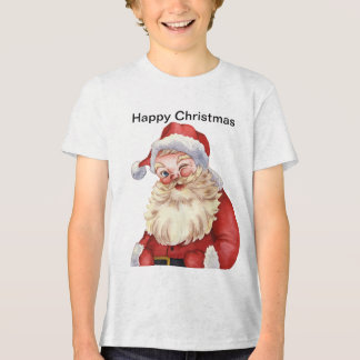 Barn som skjortar lycklig christmas t shirt