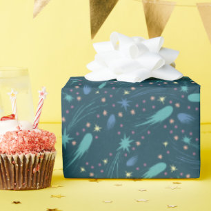 Barn som skjuter Stjärna Comet Starry Himlar Starl Presentpapper