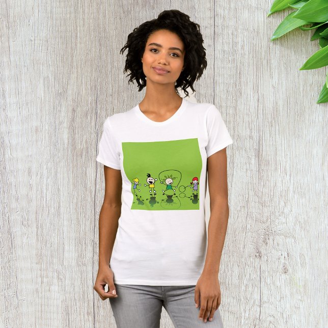 Barn som spelar kvinnor T-Shirt (Skapare uppladdad)