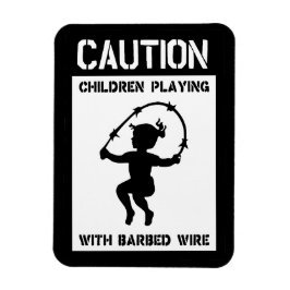 Barn som spelar magnet