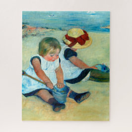 Barn som spelar på stranden av Mary Cassatt Pussel