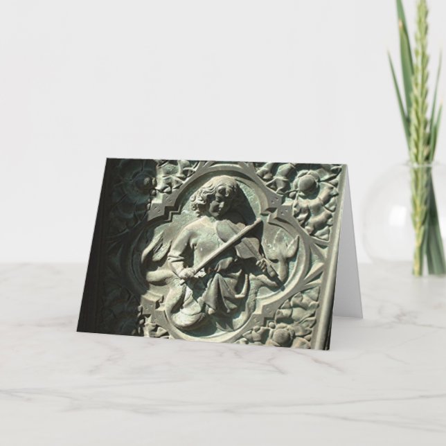 Barn som spelar Violin Kort (Framsida)