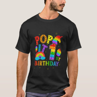 Barn som spop den 1:a födelsedagen, 1:a året i Par T Shirt