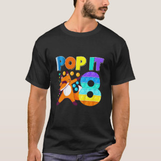 Barn som spop det åt räv Lycklig 8:e födelsedag 8: T Shirt