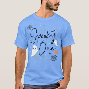 Barn som talas en första födelsedag Baby blue barn T Shirt