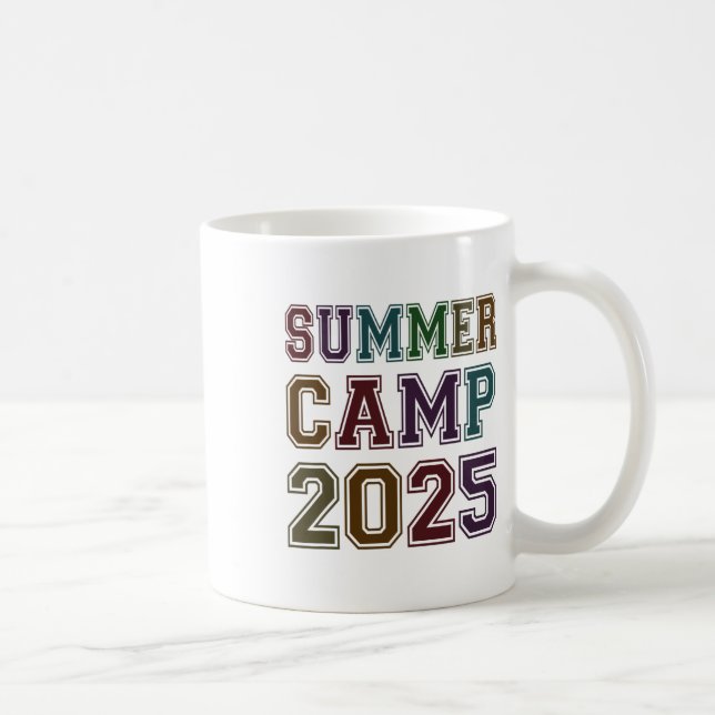 Barn Sommarläger 2025 Lärare Campingplats Värd Tea Kaffemugg (Höger)