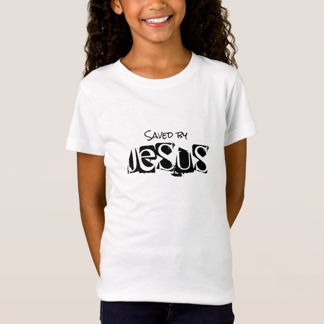 Barn sparade av JESUS T Shirt (Framsida)