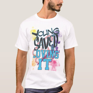 Barn sparat & som älskar det skjorta tee shirt