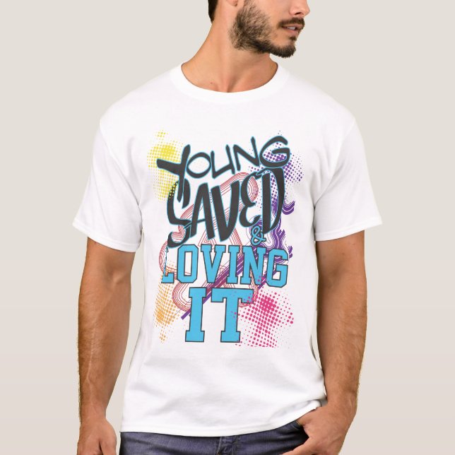 Barn sparat & som älskar det skjorta tee shirt (Framsida)
