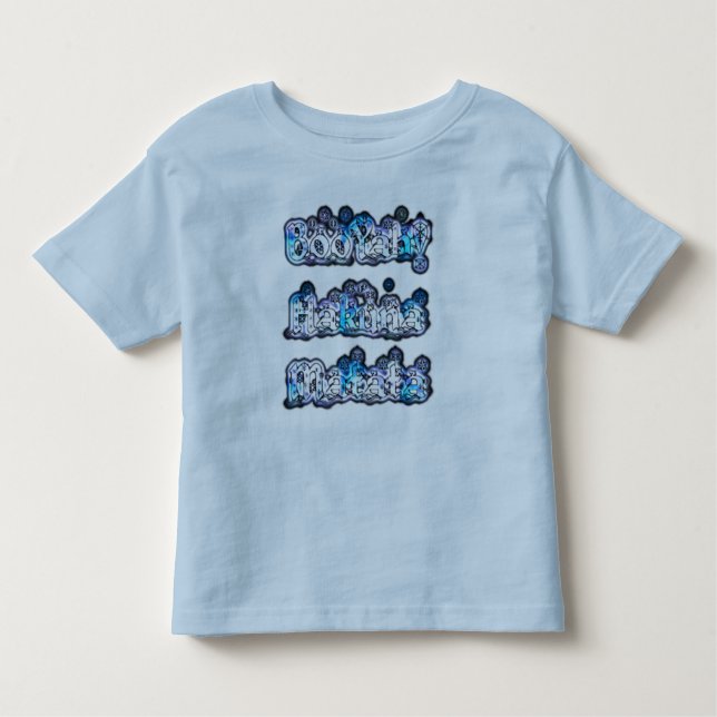 Barn Speciell Hakunamatatatatatadesigner Barn TShi T-shirt (Framsida)