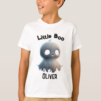 Barn Spooky Stil med Little Boo Baby Ghost T Shirt