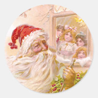 Barn Spy Santa Exside Vintage jul