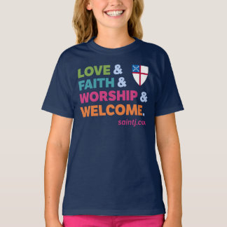 Barn St James Färgglad Välkomst T Shirt
