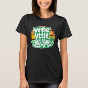 Barn St Patrick:s Day 2023 Wee Little Hooligan Lep T Shirt