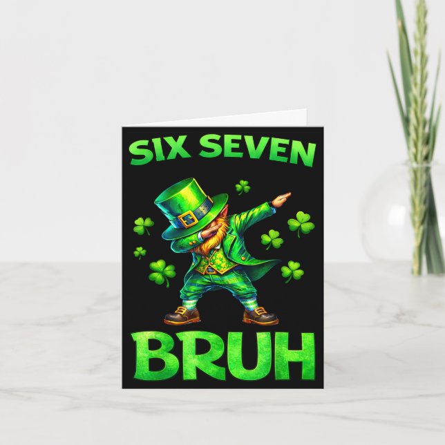 Barn st patricks day 67 leprechaun dab sex sjuKi Kort (Framsida)