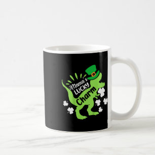 Barn St Patricks Day Mamas Lucky Charm Dinosaur Ir Kaffemugg