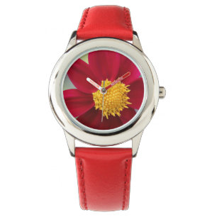 Barn Stainless Steel Watch/Flower Armbandsur