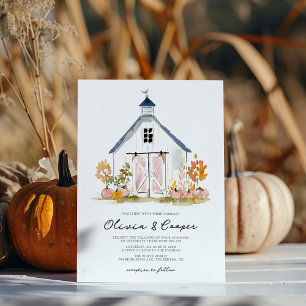 Barn Stil Rustic Farmhouse Bröllop Inbjudningar
