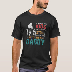 Barn Stole De kallar mig pappa Pappa och Kids prin T Shirt