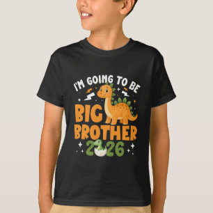 barn Storbror 2026 Jag kommer att bli storbror T Shirt