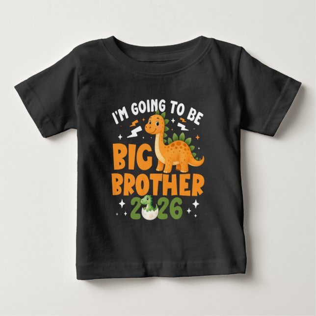 barn Storebror 2026 Jag ska bli storebror T Shirt (Framsida)