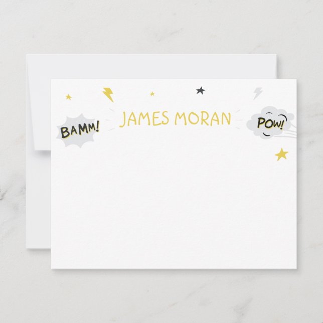 Barn Superhjälte Kort (Framsida)