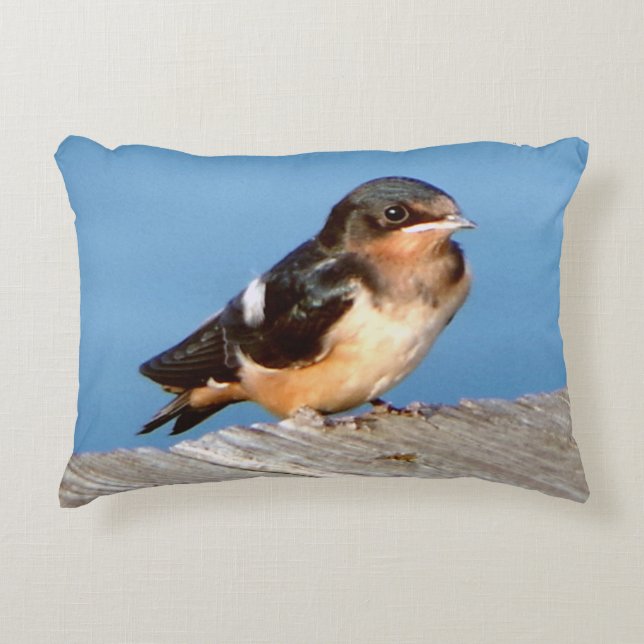 Barn Sväljer accentkudde Prydnadskudde (Framsidan)