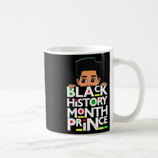 Barn Svarta historiemånaden Prins Melanin Son Pojk Kaffemugg (Höger)