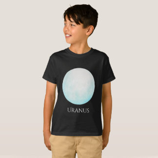 Barn T för Uranus planetvattenfärg Tee Shirt