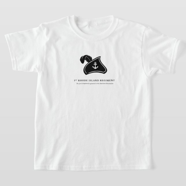 Barn T-Shirt — 1st Rhode Island Regiment (Laydown)