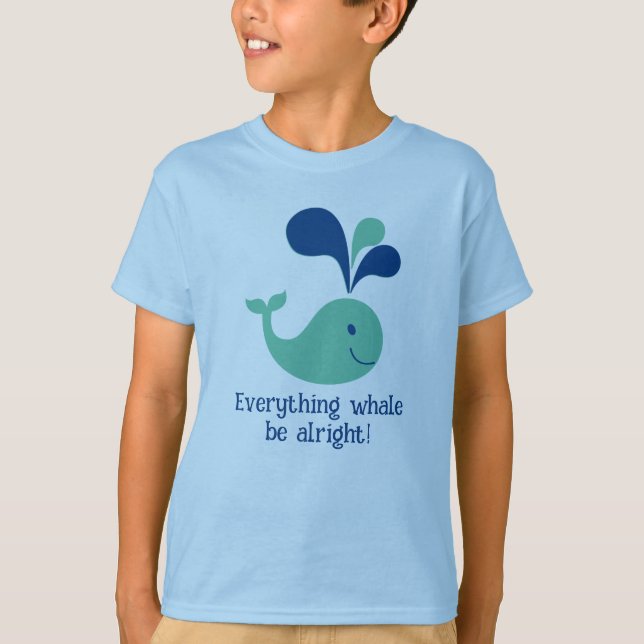 Barn T-Shirt "Allt var bra!" (Framsida)