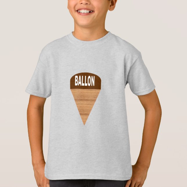 Barn T-shirt ash GLACE BALLON (Framsida)