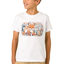 Barn - T-Shirt - Forest Animals