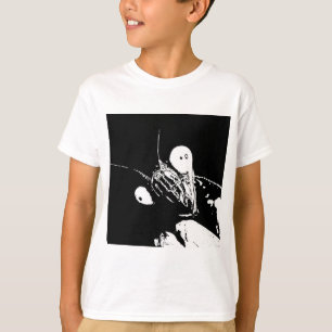 Barn T-Shirt - Mantis Svart och Vit