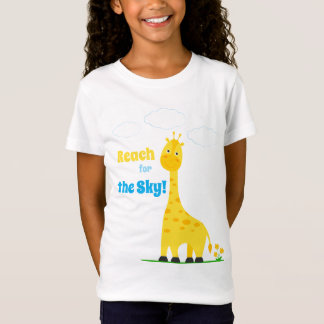 Barn T-shirt med en söt giraff
