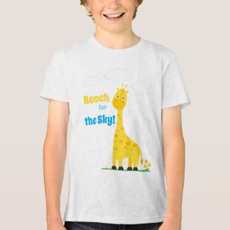 Barn T-shirt med en söt giraff