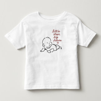 Barn T-Shirt – Minimalistisk Söt Bebis Linje Konst