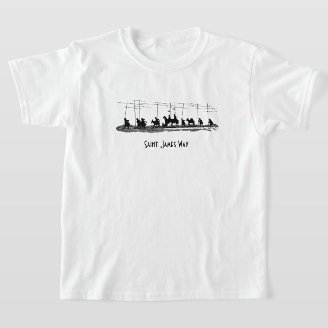 Barn T-shirt Saint James Way (Laydown)
