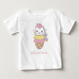 Barn T-SHIRT: UNICORN + ICE-CREAM CONE T Shirt