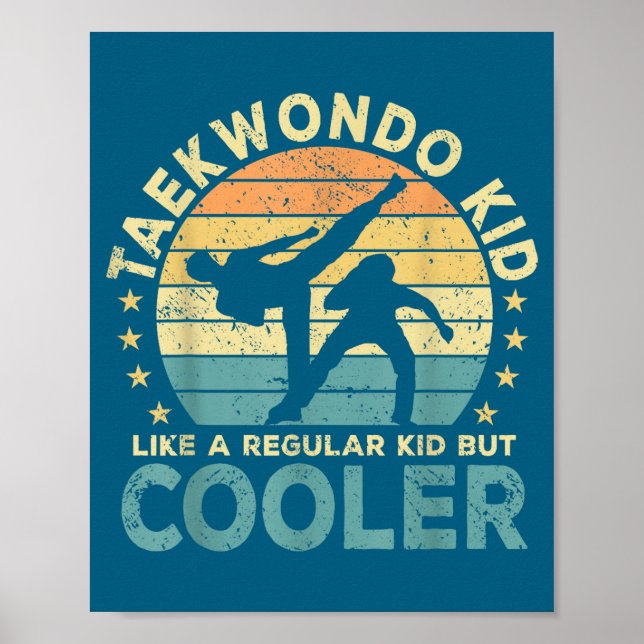 Barn Taekwondo Poster (Framsidan)