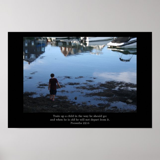 Barn, tåg upp ett barn poster (Framsidan)