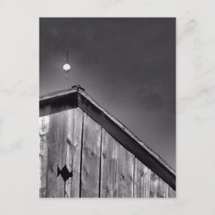 Barn talar mot Himlar i Black & White Vykort