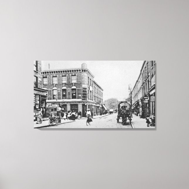 Barn Tavern, Highbury, 1900 Canvastryck (Framsida)