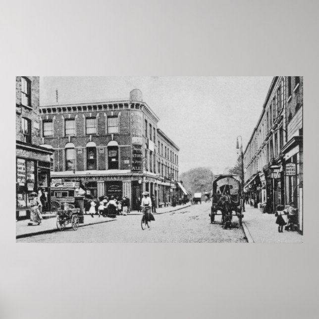 Barn Tavern, Highbury, 1900 Poster (Framsidan)
