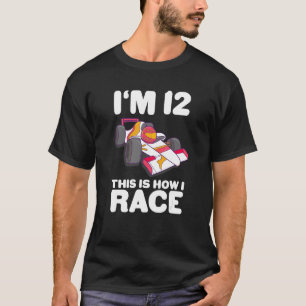 Barn, Tävla 12:e födelsedag 12 Tolv Småbarn Fo T Shirt