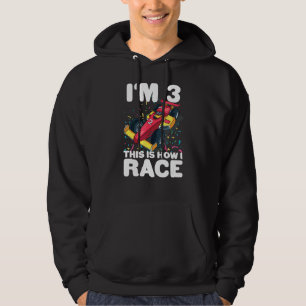 Barn Tävla Bild 3:e födelsedag 3:e Småbarn Formu Hoodie