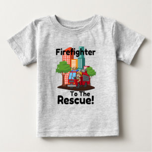 Barn Tecknad Fire Lastbil T-Shirt